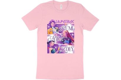Huntrix Shirt - Demon Pop Hunters Shirt - Dark Fantasy Idol Slayer Graphic Tee - Supernatural K-Pop Merch for Kids&Adult